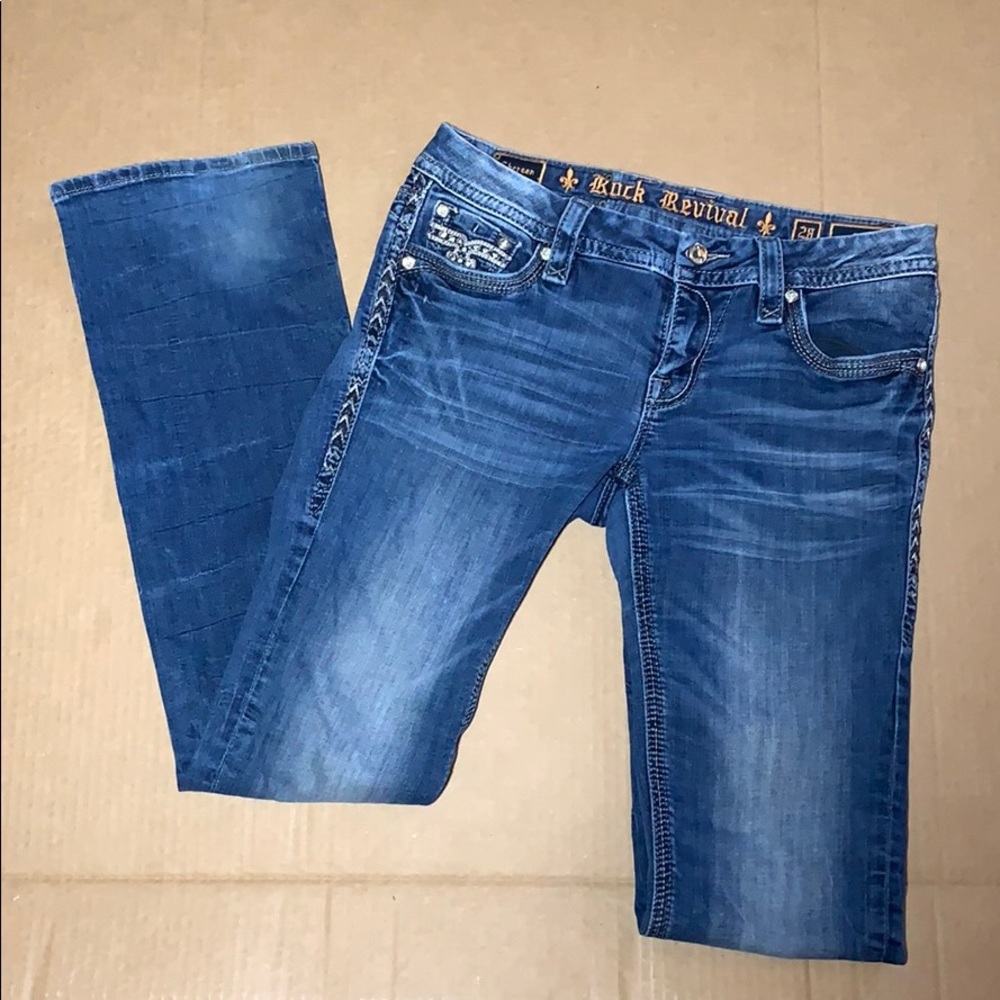 Rock Revival Bedazzled Bootcut Jeans *Western*